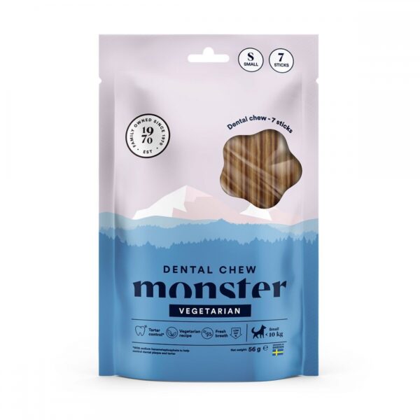 Monster Dog Dental Chew Vegetarian Small (7 st)