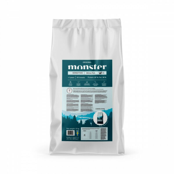 Monster Dog Adult All Breed Sensitive White Fish (12 kg)