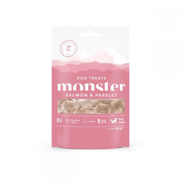 Monster Dog Treats Salmon & Parsley 100 g