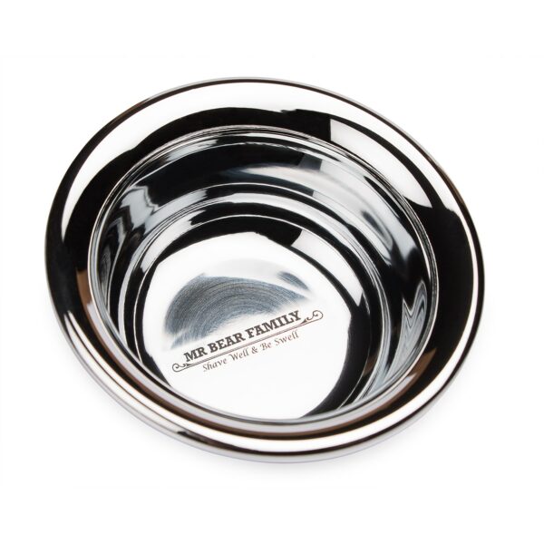 Mr Bear Family Shaving Bowl Stainless Steel