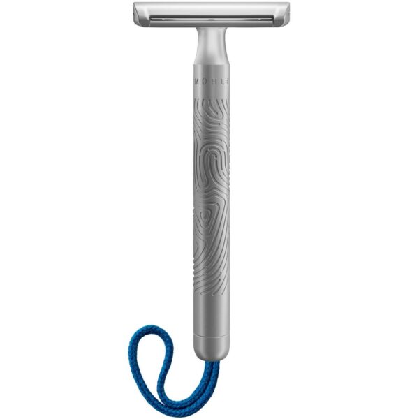 Mühle Companion Unisex Safety Razor Silver Matt  Blue