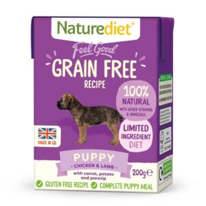 Naturediet Grain Free Puppy Kylling og Lam (200 g)