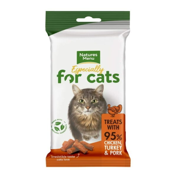 NaturesMenu Cat Treats Chicken & Turkey 60 g