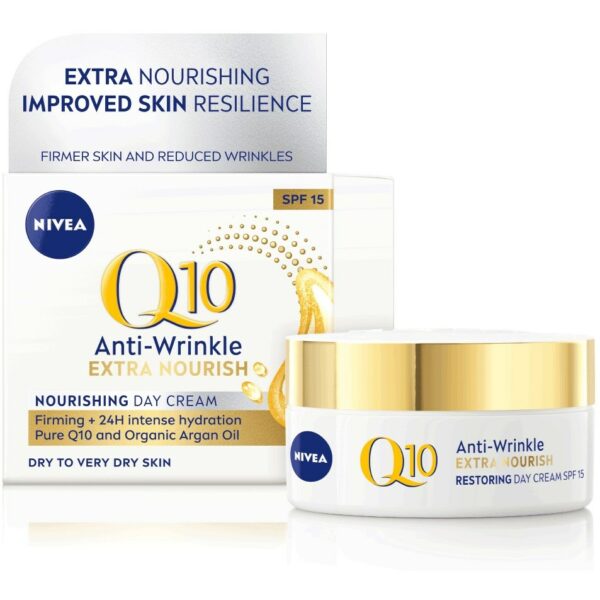 NIVEA Q10 Extra Nourish Day Cream SPF 15 50 ml