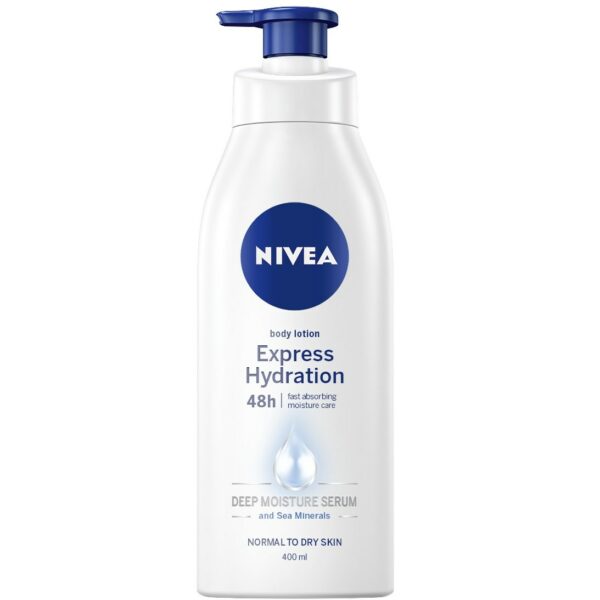 NIVEA Express Hydration Body Lotion Pump 400 ml