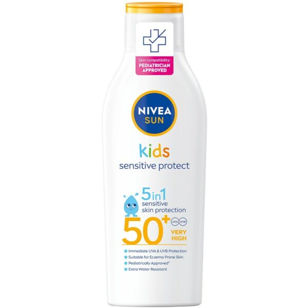 NIVEA Sun Kids Sensitive Protect & Play Sun Lotion SPF 50+ 200 ml