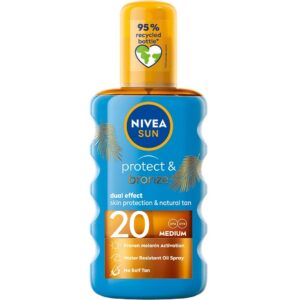 NIVEA Sun Protect & Bronze Oil Spray SPF 20 200 ml