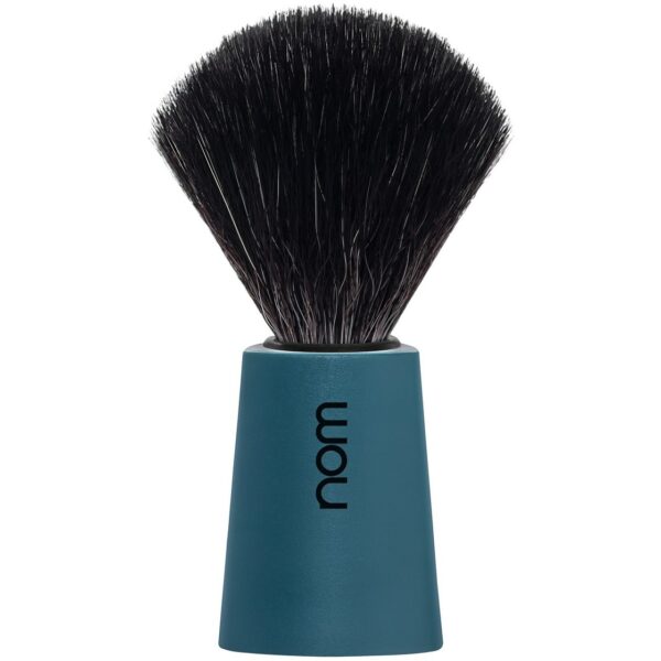 NOM CARL Shaving Brush Black Fibre Petrol