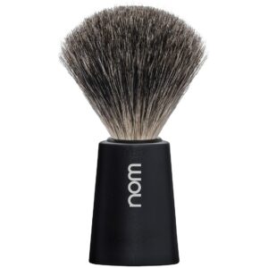 NOM CARL Shaving Brush Pure Badger Black