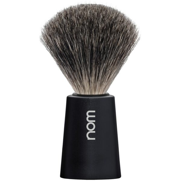 NOM CARL Shaving Brush Pure Badger Black