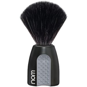 NOM ERIK Shaving Brush Black Fibre Black