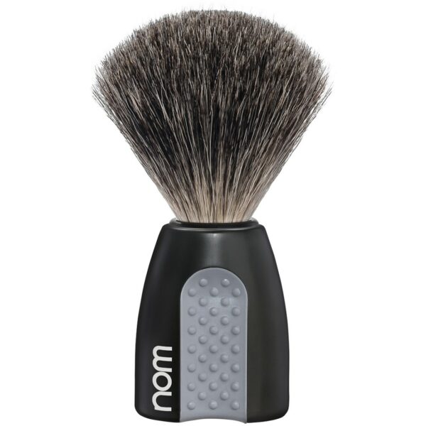 NOM ERIK Shaving Brush Pure Badger Black