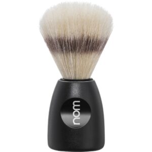 NOM LASSE Shaving Brush Black Fibre Black