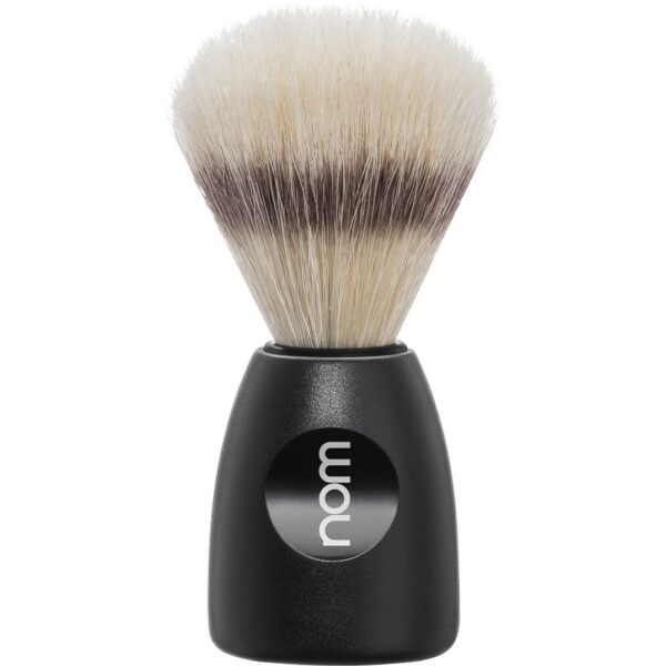 NOM LASSE Shaving Brush Black Fibre Black