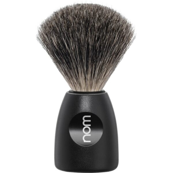 NOM LASSE Shaving Brush Pure Badger Black