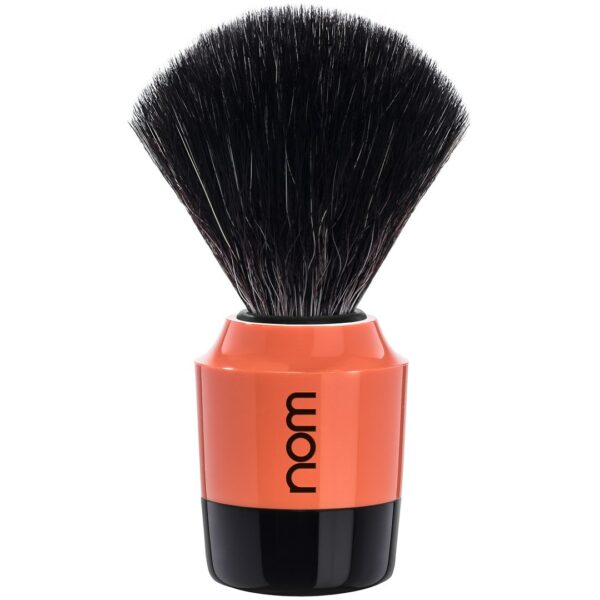 NOM MARTEN Shaving Brush Black Fibre Black Coral