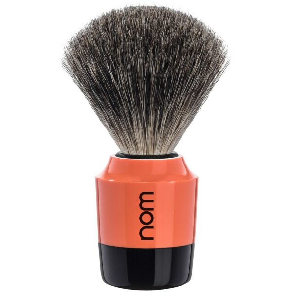 NOM MARTEN Shaving Brush Pure Badger Black Coral