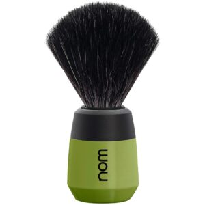 NOM MAX Shaving Brush Black Fibre Olive Olive