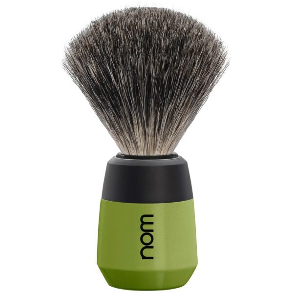 NOM MAX Shaving Brush Pure Badger Olive