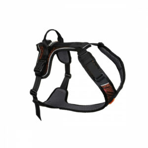 Non-stop Dogwear Rock Harness Hundesele Svart/Orange (M)