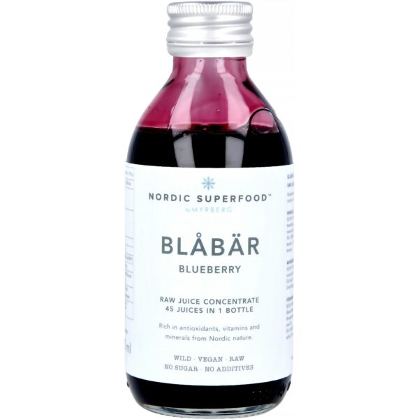 Nordic Superfood by Myrberg Rawjuice concentrate-blåbär  195 ml