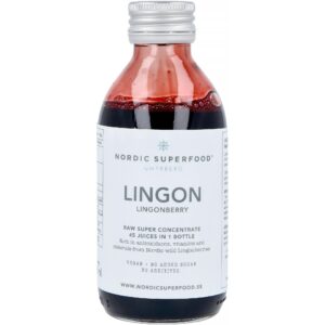 Nordic Superfood by Myrberg Rawjuice concentrate- lingon  195 ml