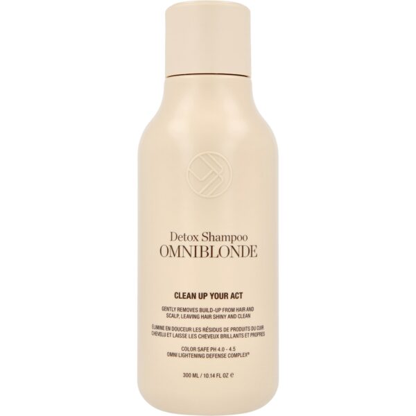 OMNIBLONDE Clean Up Your Act Detox Shampoo 300 ml