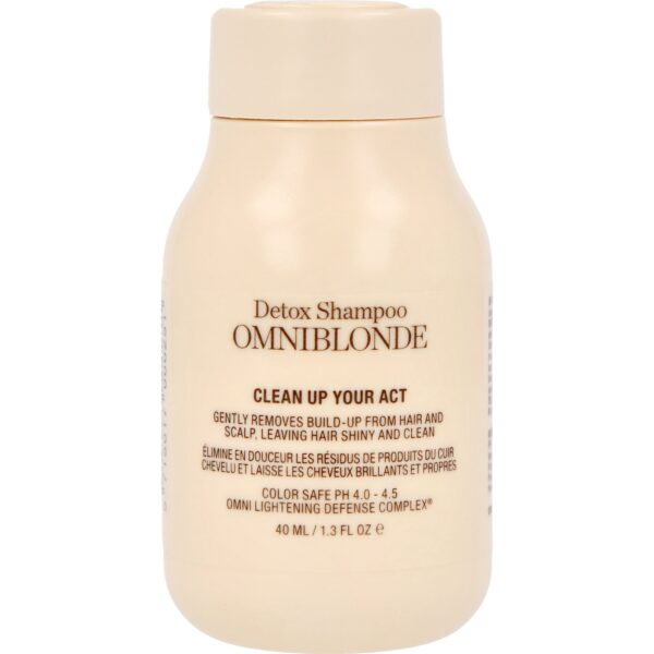 OMNIBLONDE Clean Up Your Act Detox Shampoo 40 ml