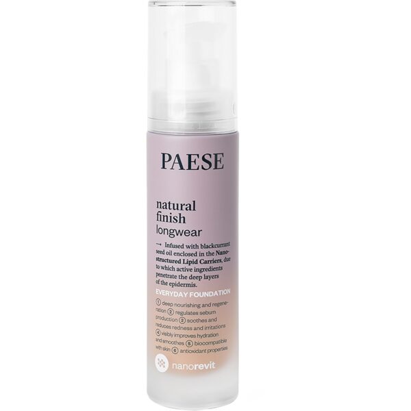 PAESE Natural Finish Longwear Foundation No 02 Porcelain