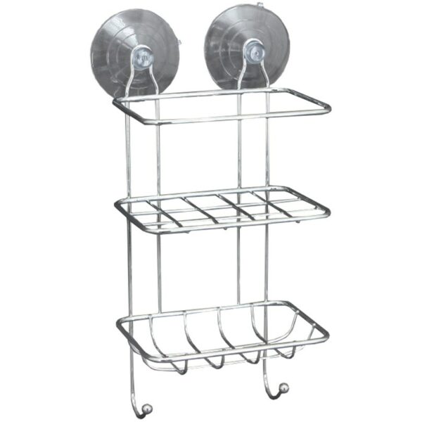 Palmetten Shower Rack 2 levels w/ suction