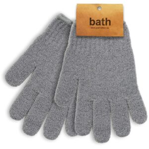 Palmetten Massage Glove 2-pack Light Grey Massage Glove