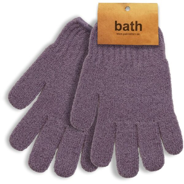 Palmetten Massage Glove 2-pack Dark Purple