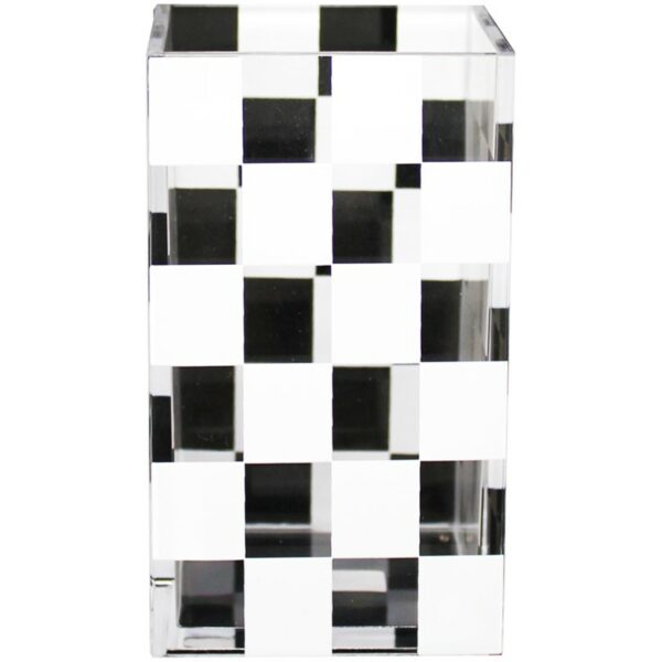 Palmetten Tooth Brush Glass White Squares