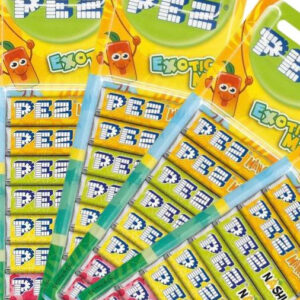 18 x 8 stk Pez Exotic Mix Refills - Hel Eske 1224 gram