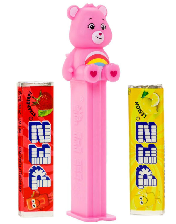 Share Bear - Care Bears Pez-Holder med 2 stk Pez Pakker