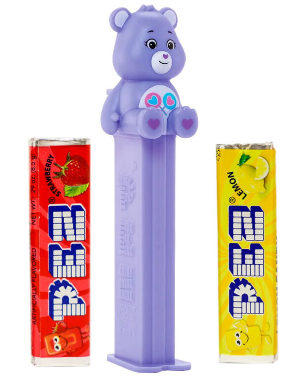 Share Bear - Care Bears Pez-Holder med 2 stk Pez Pakker