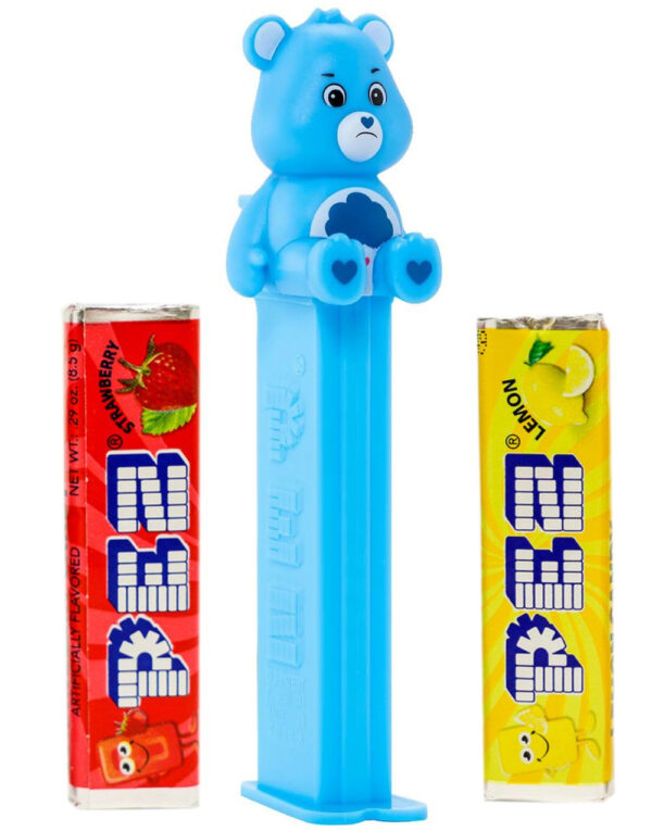 Grumpy Bear - Care Bears Pez-Holder med 2 stk Pez Pakker