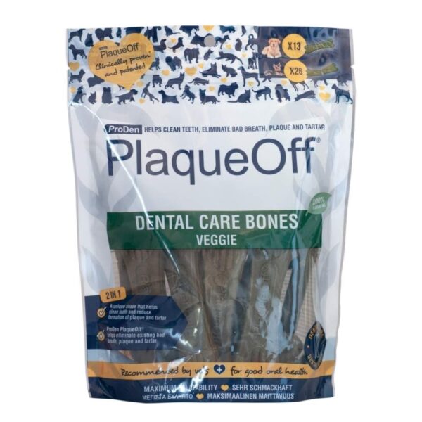 PlaqueOff Dental Care Bones Vegetariske