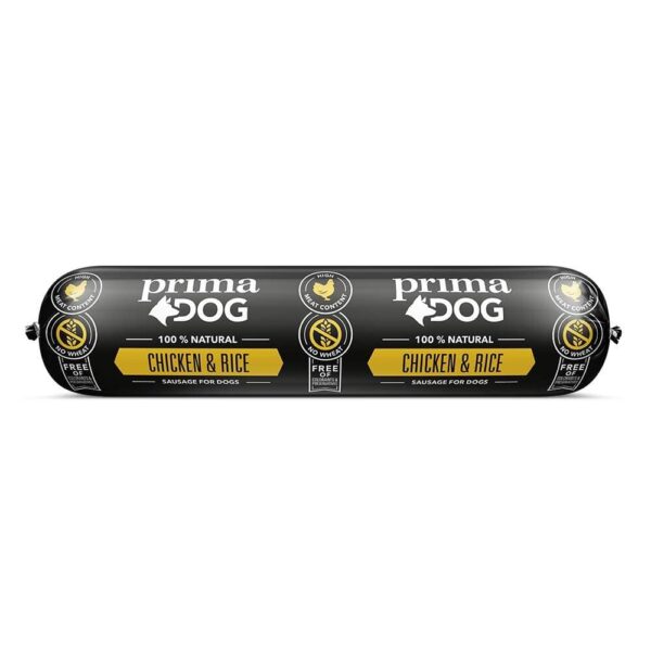 PrimaDog Sausage Chicken & Rice 800 g