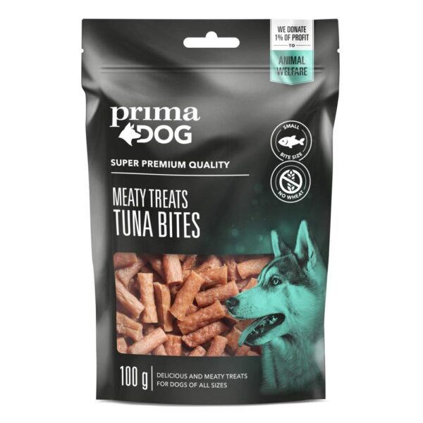 PrimaDog Meaty Treats Tuna Bites 100 g