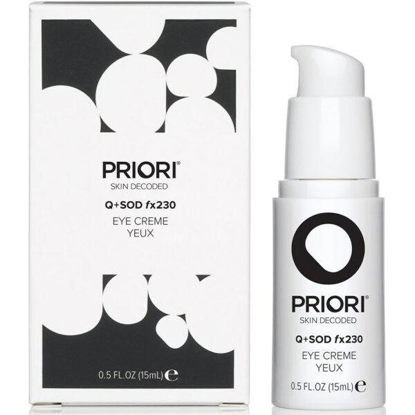 PRIORI Adaptive Superceutical Formulas Q+SOD fx230 Eye Crème 15 ml