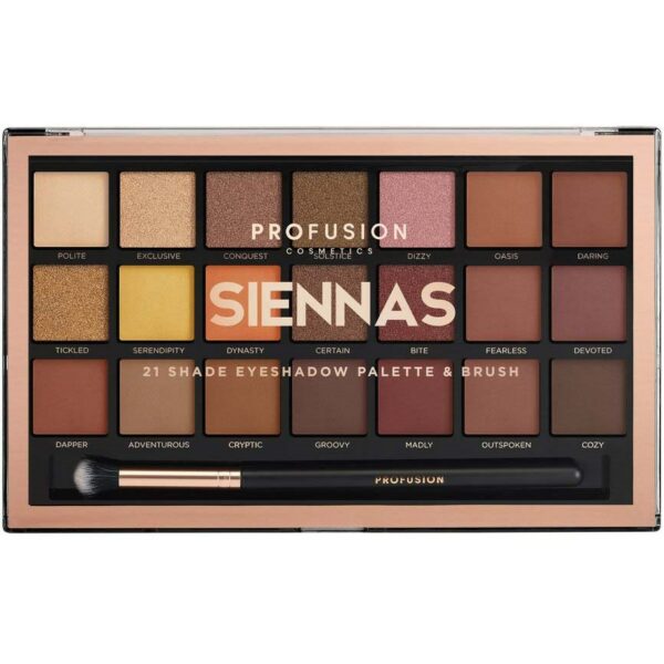 Profusion Cosmetics Siennas 21 Shades