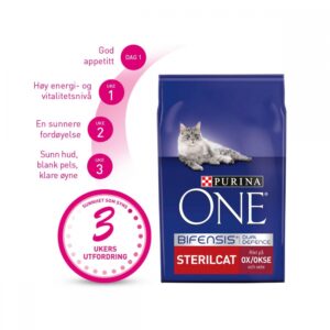 Purina ONE Sterilcat Adult Okse & Hvete