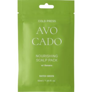 Rated Green Scalp Pack Cold Press Avocado Nourishing Scalp Pack Banana