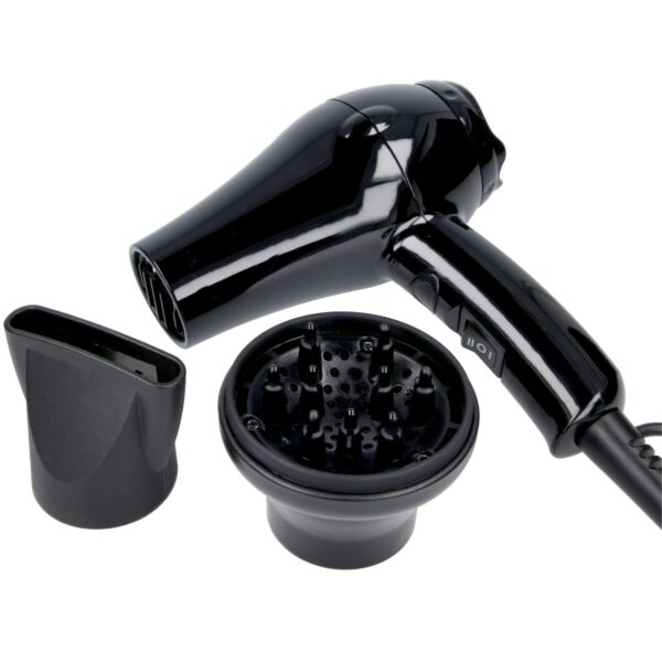 Travel Hairdryer Turbo w/Diffuser 1000w