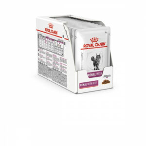 Royal Canin Veterinary Diets Cat Renal with Beef 12x85 g