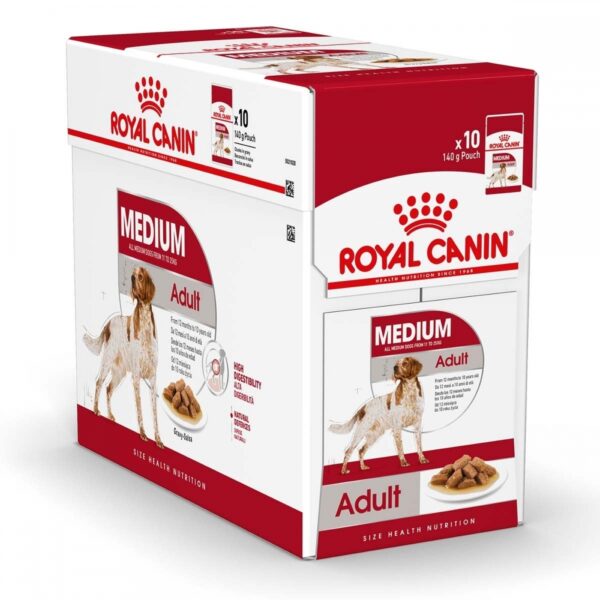 Royal Canin medium Adult våtfôr (10x140g)