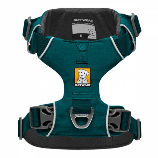 RuffWear Front Range Hundesele Grønn/Blå (L/XL)