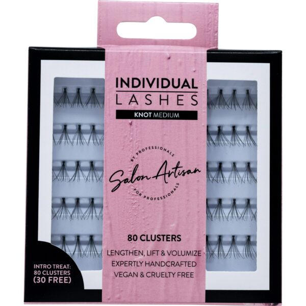 Salon Artisan Individuals 80 Cluster Individual Lash (Knot) Medium