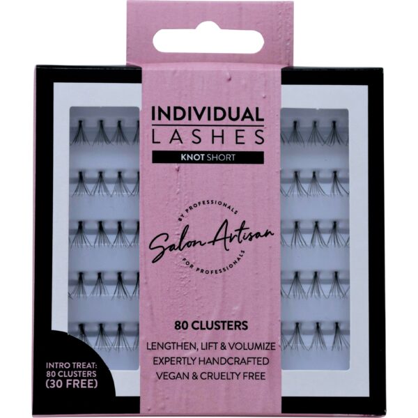 Salon Artisan Individuals 80 Cluster Individual Lash (Knot) Short